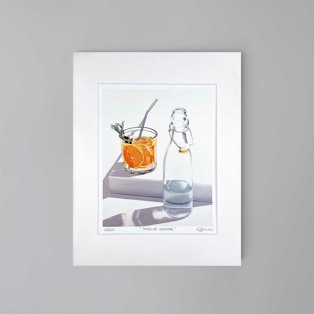 image of Slices of Sunshine Limited Edition Print from Kristal Serna, Fine Artist