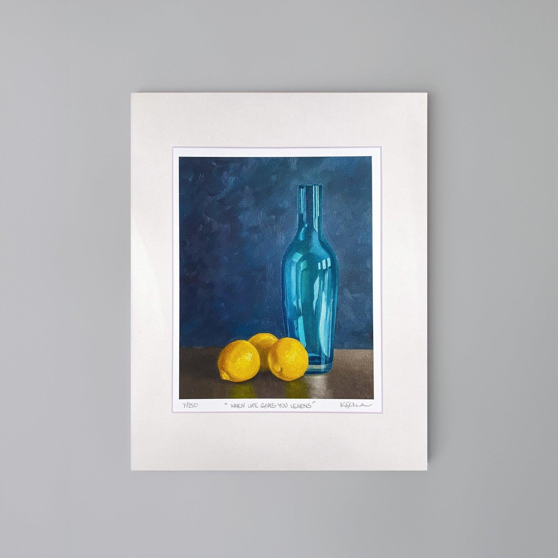 image of When Life Gives You Lemons Limited Edition Print from Kristal Serna, Fine Artist